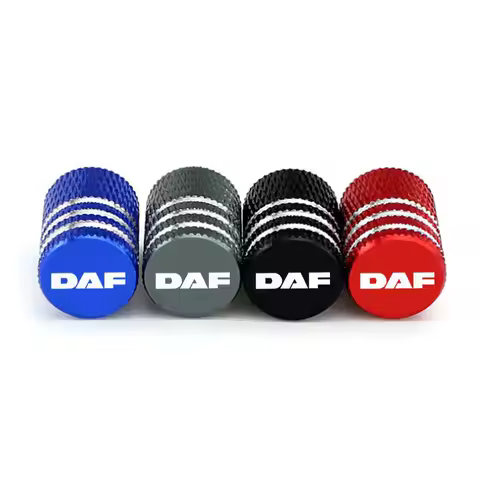 Car Tire Valve Caps Aluminum Alloy Hub Laser Modification Wheel Tire Decorative Accessories for DAF 