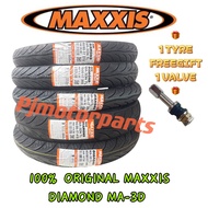 ( 100% ORIGINAL MAXXIS ) DIAMOND TYRE MOTORCYCLE / TAYAR TUBELESS MA-3D / MA-3DN TL 90/80 80/90 70/9