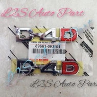 Original 4D4 4-D4 Innova Fortuner Logo Emblem