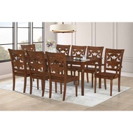 Dining set/ Dining table/ dining chair/ table 8 seater set /chair/ meja/ kerusi/ meja makan 8 kerusi