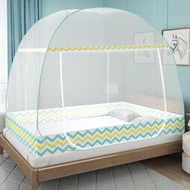 免安裝雙人雙門蒙古包蚊帳1.5米1.8m宿舍單門0.9m全底單人床蚊帳