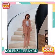 Herlast 9009 Blazer Set/Women's Blazer Suit Shorts Casual Formal Look Premium Caca Premium Tweet One