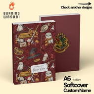 Pocket Book Gryffindor Slytherin Ravenclaw Hufflepuff Harry Potter Custom Softcover A6 Plain Noteboo