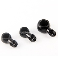 AN4 Aluminum Fuel Banjo fitting  M10 10.5mm ID Banjo hole to 4AN Male Flare Adapter Black