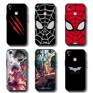 Black Soft Casing For VIVO V3max V3 Anti-Scratch Camera Protection Casing UV Color Design TPU Case F