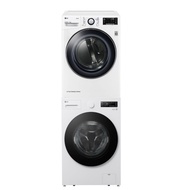 【LG 樂金】【WR-100VW-WD-S15NW】乾衣機+滾筒蒸洗脫洗衣機(含標準安裝)
