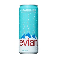 Evian Sparkling Water 6 x 330 ML