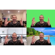 Ainna -Youtuber Green Screen Greenscreen Plain Green Screen Video Photo Background Cloth