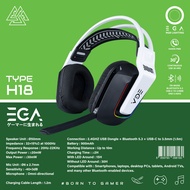 หูฟังเกมมิ่งไร้สาย EGA TYPE H16 H17 H18 bluetooth WirelessสายAUX3.5 Gaming Headset RGB