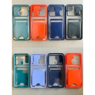 [ Xiaomi Redmi 9A / 9C ] Hardcase gingle card + camera cover protective Slide