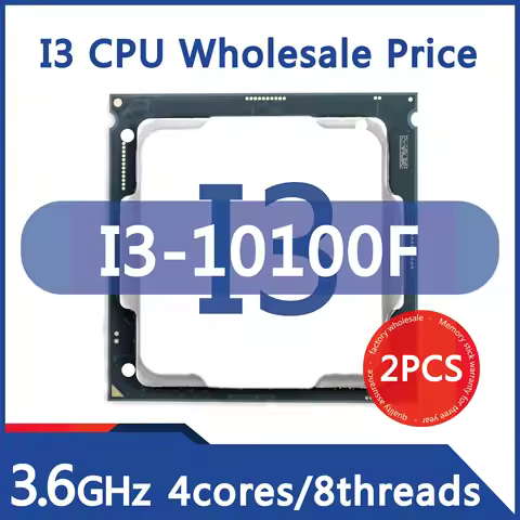 2PCS Processador Core i3 10100F 3,60 GHz 4 cores/8 threads 65w 14nm Distributor wholesale