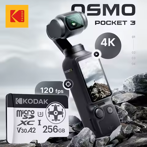Kodak A2 Micro SD Card for Pocket3 Up to 200MB/s 512GB 256G 128GB TF Card Micro Memory Card for Dron