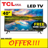 TCL 40 inch LED TV 40D3000 FULL HD 1080p DVB T2 Digital TV Super Sharp Image Support MYTV Freeview USB MOVIE