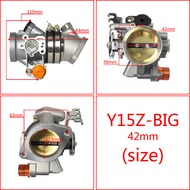 ขนาดใหญ่ขนาดรถจักรยานยนต์คันเร่ง 42/45 มม.สําหรับ Y15 Z ZR LC150 EXCITER150 รถจักรยานยนต์อุปกรณ์