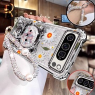 For Pixel 8 Pro/Pixel 7/Pixel 7a/Pixel 7 Pro/Pixel 8/Pixel 8A Cover 3pcs( Cute and exquisite flowers