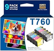 T760 Remanufactured Ink Cartridge Replacement for 760 Ink Cartridge SureColor P600 Printer Ink T7601