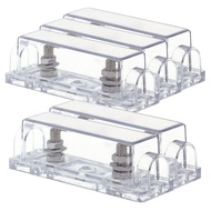 Conext Link FHA50 ANL Inline Fuse Holder Nickel 1/0 2 4 GA AWG Gauge Without Fuse 5 Pack （15440）