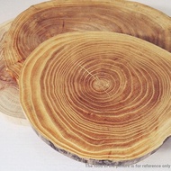 ((Baumkuchen Log Chips) (Round Wood Chips Handmade diy Material) Natural Elm Horizontal Cut Baumkuch
