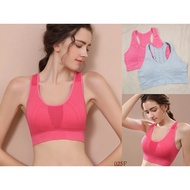 Sports Bra FELANCY Underwire Full cup Thin Foam Size L XL (size 34B to/d 38B) Wireless Underwear 025