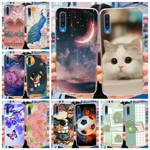 For Samsung Galaxy A50 A50s Case Luxury Painted Back Cover Phone Case For Samsung A50 A 50 s Galaxy 