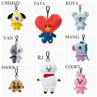 GANTUNGAN BAG CHARM BT21 BAG HANGER BT21 DOLL BT21 COOKY SHOOKY TATA CHIMNY KOYA BTS BT21