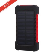 พาวเวอร์แบงค์ 50000mAh Solar Power Bank External Battery เครื่องชาร์จพลังงานแสงอาทิตย์แบบกันน้ำพร้อมไฟฉาย LED และเข็มทิศเต็ม