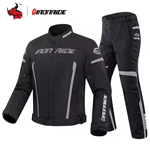New Motorcycle Jacket Pants Suit Motorcycle Motocross Motorcycle Clothing Waterproof Equipment Refle