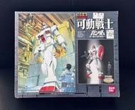 Bandai 日本會場限定版 可動戰士 白色高達超合金，附上金色阿寶金屬人形 ，全新品從未玩過，內件完全冇破損冇花冇甩油齊所有配件，白色膠件完全冇變黃，完全冇黐立立溶膠情況，絕對等同全新品質質素，外盒