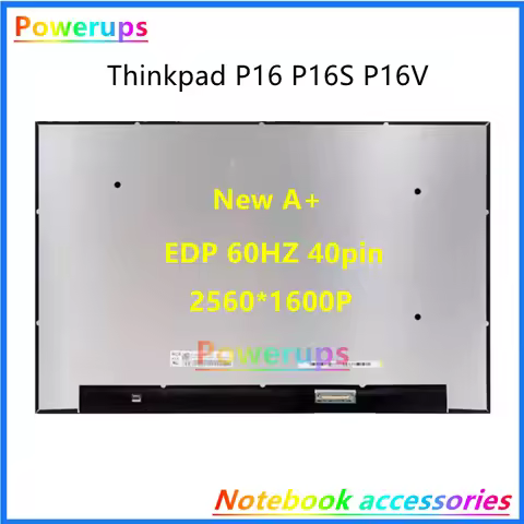 New A+ Laptop LCD/LED Screen/Display For Lenovo Thinkpad P16 P16S P16V NE160QDM-N63 B160QAN02.M 2560