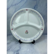 CORELLE: 3-Hole Plate Size 26x2.2cm. MADE IN U.S.A. (1069) New Product