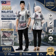 (X Yao)Retro RM500 Heritage Polo Shirt, 80s Vintage Malaysian Banknote Merdeka Themed Apparel, Limit