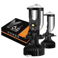 Promo Front LED Headlight Bulb H4 Car Mini Projector Projector Lens Type Y6 COD