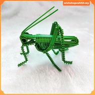 [WishshopeehhhMY] Grasshopper Model, Grasshopper Sculpture, Handmade Grasshopper Figure, Artwork