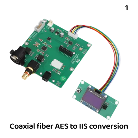 LHY‑Audio AK4118 Digital Receiver Board Optical Coaxial AES Bluetooth to IIS I2S Support XMOS Amaner