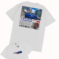 KARIMAKE ID Kaos T Shirt NISSAN SKYLINE GTR R34 JDM STREET WEAR - V1 HITAM S