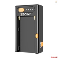 ZGCINE NPF-02 NP-F Series Battery Charger Battery Adapter Plate with Type-C Bi-directional PD Chargi