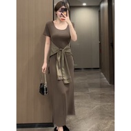 Medium to Large Size Korean Style Wear S~4XL Women's Clothing  Design Sense Patchwork Fake Two-Piece