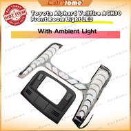 Toyota Alphard Vellfire AGH30 Front Room Reading Light LED With Multi Colour Ambient Light