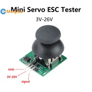 DC3-26V 1-6S Battery Small Servo ESC Tester PWM Governor Steering Wheel Gear Speed Controller Test M