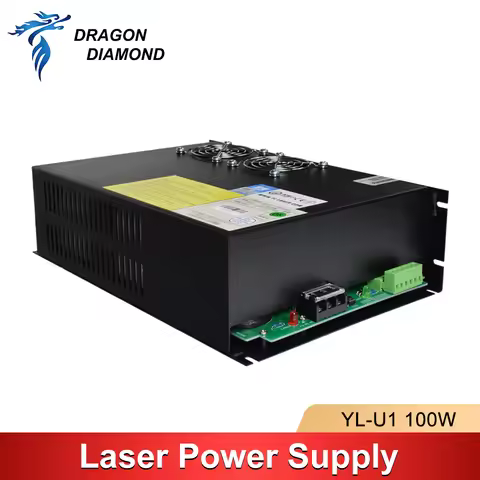 Yongli YL-U1 100W Laser Power Supply 110V 220V for YONGLI For A2s/A4s R3/R5 H2/H4 80W-100W CO2 Laser