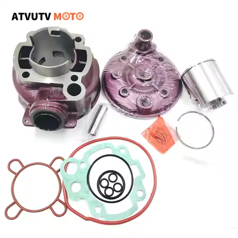 90cc 49mm Big Bore Cylinder Kit For Aprilia RS5 Yamaha DT50 TZR 50 AM6 Minarelli 2 Stroke Motorhispa