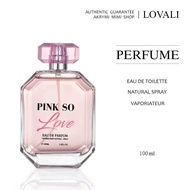 LOVALI I PINK SO LOVE PERFUMEFOR WOMEN LOVALI 100ml ScentedScent Fragrance Cosmetic CologneAroma