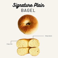 BAGEL by plattercraft | Signature Plain | Healthy, Less Sugar, No Fat | Breakfast, Lunch, Dinner | H