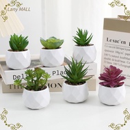 LANY MALL เอเวอร์กรีน ไม้อวบน้ำเทียม แคคตัส พลาสติกทำจากพลาสติก บอนไซ succulents มินิมินิ ต้นไม้ปลอม