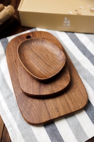 黑胡桃木砧板木盤套裝