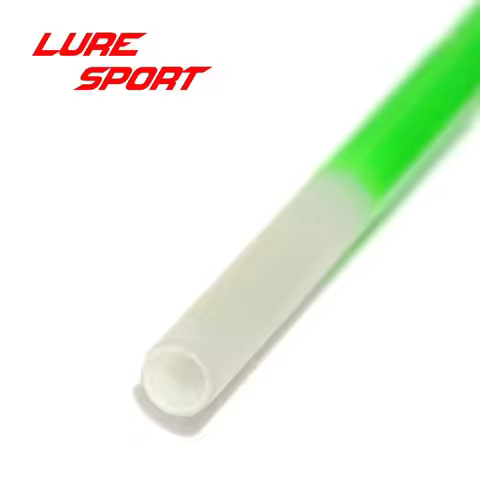 LureSport 2 set Transparent Hollow GlassFiber 1.2m 3sections1.4m 4sections UL blank Rod building com