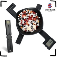 YRBWDYZDH Folding Digital Kitchen Scale, Weighing Highly Accurate Food Scale, Portable Foldable LED 