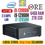 ORE Intel i9 13900H i7 12650H Mini PC 64GB DDR4 RAM 2TB SSD WiFi 6 PC Gaming PC Computer Desktop CPU