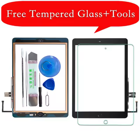 New For iPad 9.7 (2018 Version) 6 6th Gen A1893 A1954 Touch Screen Digitizer Glass With Home Button 