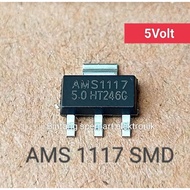 IC REGULATOR AMS 1117 SMD 5V SOT-223 1A AMS1117 SMD VOLTAGE REGULATOR 5VOLT IC REGULATOR AMS1117 5V